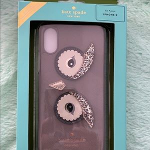 Kate Spade Owl IPhone X Case NWT